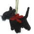 Scottish Terrier (Scottie) Dog Hand Knit Christmas Ornament - ARCADIA HOME